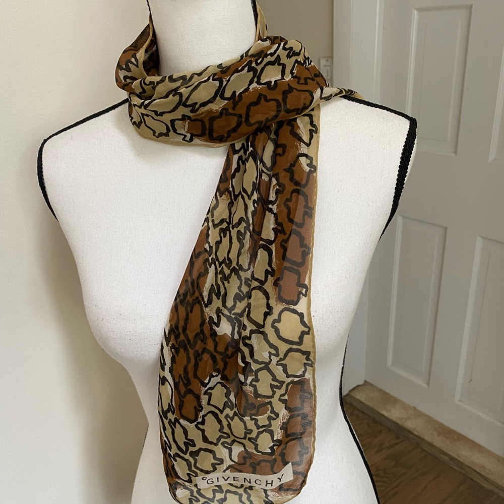 Vintage Givenchy Rectangular Scarf - image 2